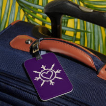 "Embleem van Liefde" Bagage Label