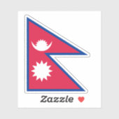 Embleem van Nepal Sticker (Vel)