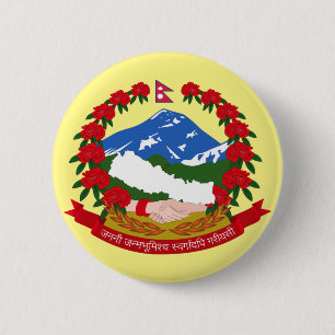 Embleem van Nepalese Button