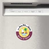 Embleem_van_Qatar Magneet (Insitu (Vaatwasser))