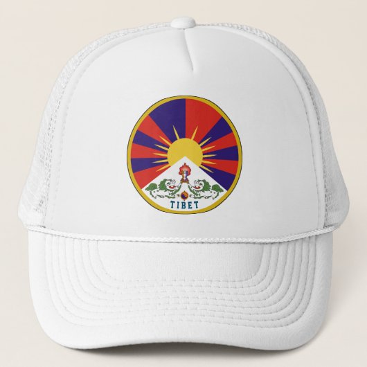 Embleem van Tibet Trucker Pet (Voorkant)