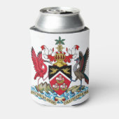 embleem van trinidad en tobago blikjeskoeler (Blikje Achterkant)