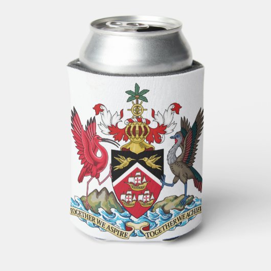 embleem van trinidad en tobago blikjeskoeler (Blikje Achterkant)