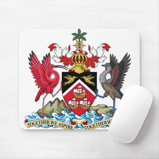 embleem van trinidad en tobago muismat (Met muis)