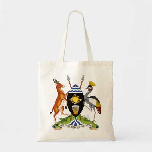 embleem van uganda tote bag (Voorkant)