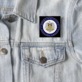 embleem voor zuid - sudan vierkante button 5,1 cm (In situ)