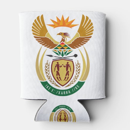 embleem zuid - afrika blikjeskoeler (Achterkant)