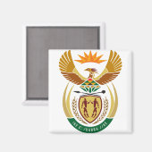embleem zuid - afrika magneet (Voorkant / Achterkant)