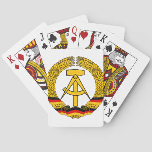 Emblem der DDR - Nationaal Embleem van de DDR Speelkaarten