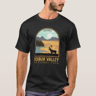 Emblem in het Nationaal Park Kobuk T-shirt