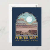 Emblem in het Nationaal Park Petrified Forest Briefkaart (Voorkant / Achterkant)