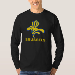 Emblem Iris Brussel Brussel België T-shirt