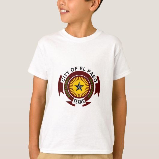 Emblem of City of El Paso, Texas T-Shirt (Voorkant)