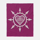 "Emblem of Love " T-Shirt Fleece Deken (Voorkant)