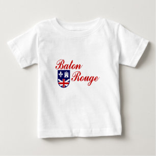 Emblème de Baton Rouge, Louisiane T-shirt bébé