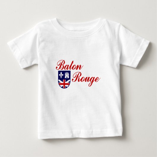 Emblème de Baton Rouge, Louisiane T-shirt bébé (Devant)