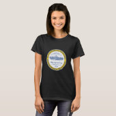 Emblème de Boston, Massachusetts T-Shirt (Devant entier)