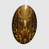 Emblème de cerf doré (devant)