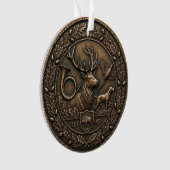 Emblème de chasse en bronze (devant)
