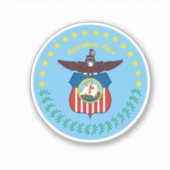 Emblème de Columbus, Ohio Vinyl Sticker (Devant)