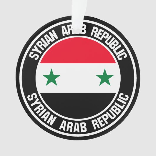 Emblème de la Syrie (devant)