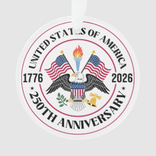 Emblème de l'aigle patriotique pour le 250e annive