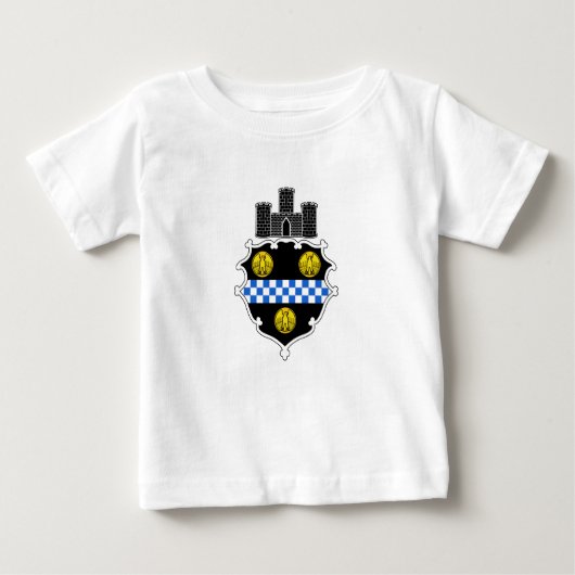 Emblème de Pittsburgh, Pennsylvanie T-shirt bébé (Devant)