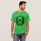 Emblème de puissance de lanterne verte T-shirt gra (Devant entier)