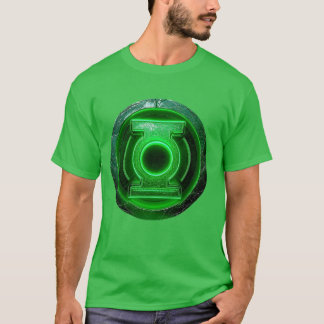 Emblème de puissance de lanterne verte T-shirt gra