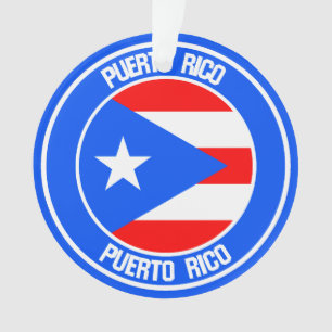 Emblème de ronde Porto Rico