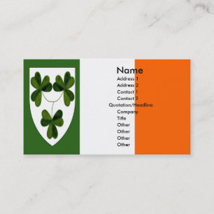 Emblème des cartes de visite de l'Irlande