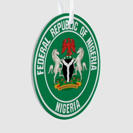 Emblème du Nigeria (devant)