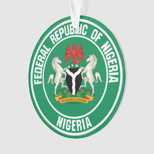Emblème du Nigeria (devant)
