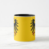 Emblème du Saint Empire Romain sur la Mug jaune (Centre)