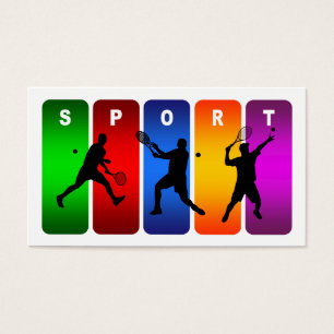 Emblème multicolore de tennis (mâle)