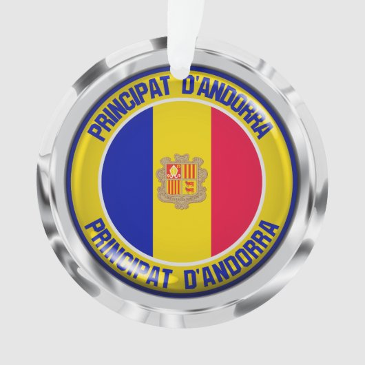 Emblème rond Andorre (devant)