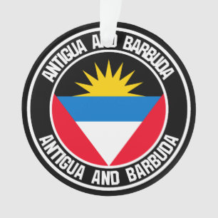 Emblème rond Antigua-et-Barbuda