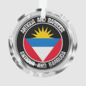 Emblème rond Antigua-et-Barbuda (dos)