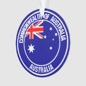 Emblème rond australien (devant)