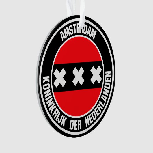 Emblème rond d'Amsterdam (devant)