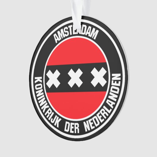 Emblème rond d'Amsterdam (devant)