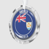 Emblème rond d'Anguilla (devant)