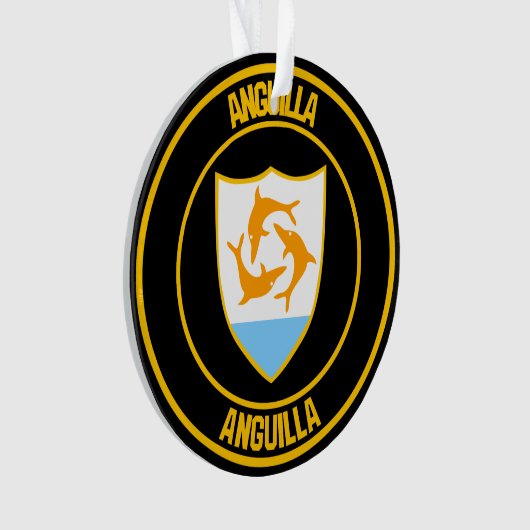 Emblème rond d'Anguilla (devant)