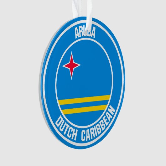 Emblème rond d'Aruba (devant)