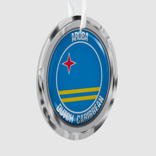 Emblème rond d'Aruba (devant)