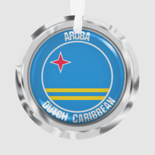Emblème rond d'Aruba