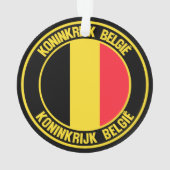 Emblème rond de Belgique (dos)