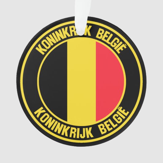 Emblème rond de Belgique (devant)