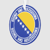 Emblème rond de Bosnie-Herzégovine (devant)