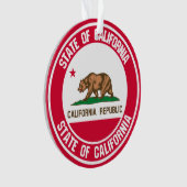 Emblème rond de Californie (devant)